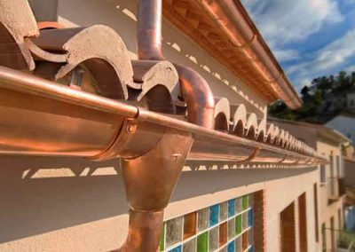 CANALONES COBRE NATURAL